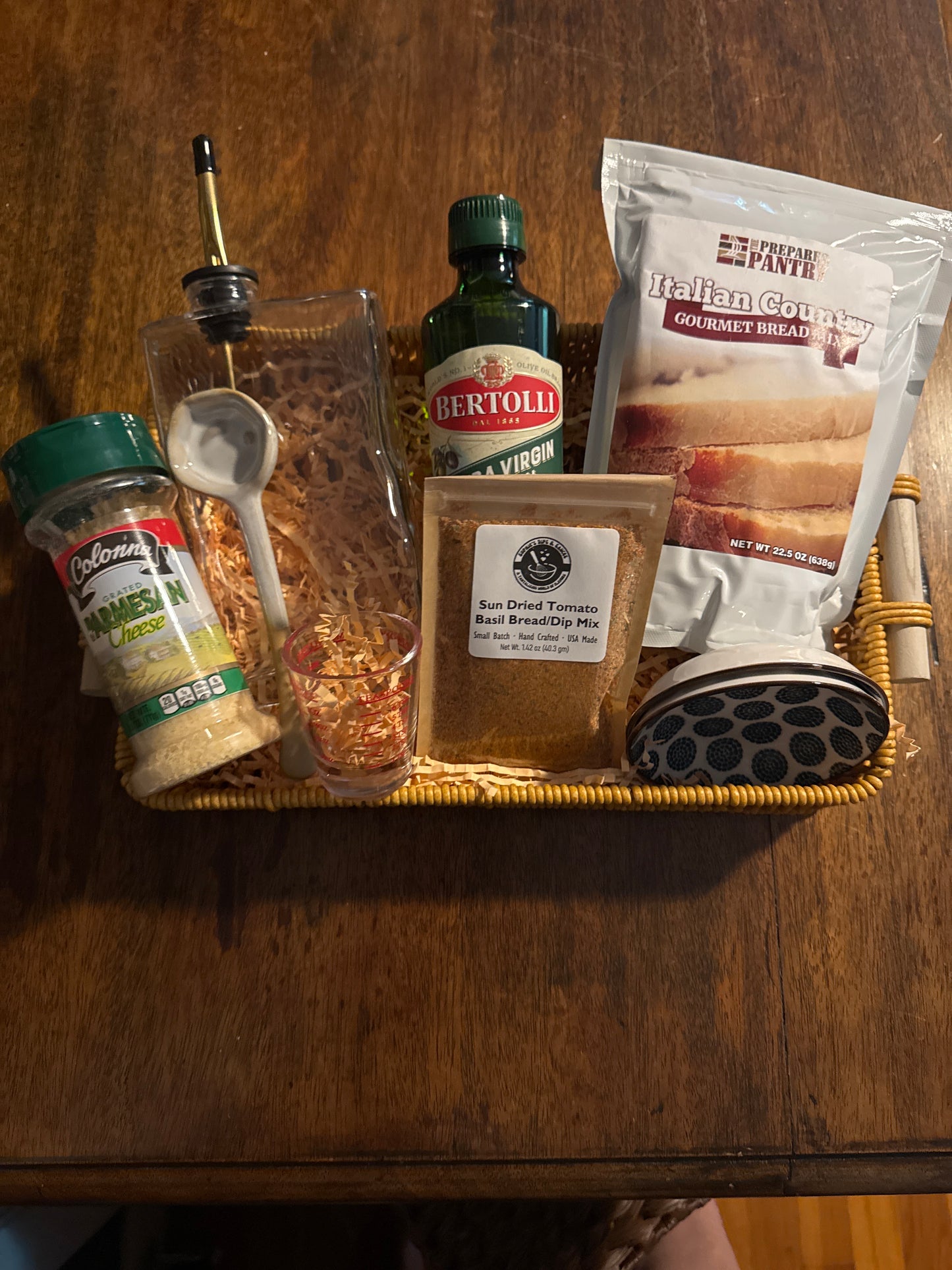Italian Country Bread Dipping Gift Basket