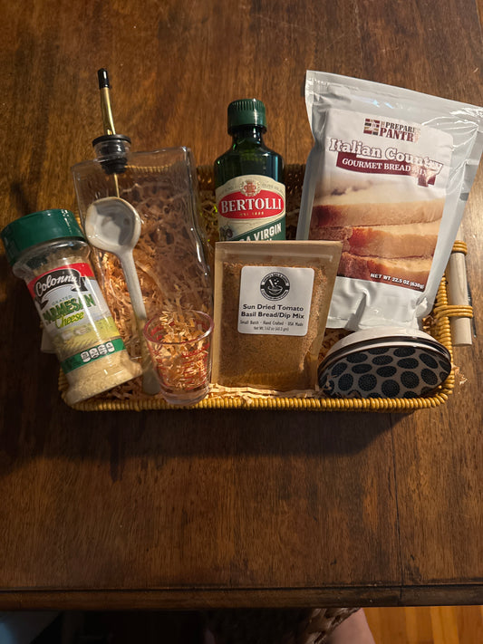 Italian Country Bread Dipping Gift Basket