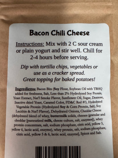 BACON CHILI CHEESE