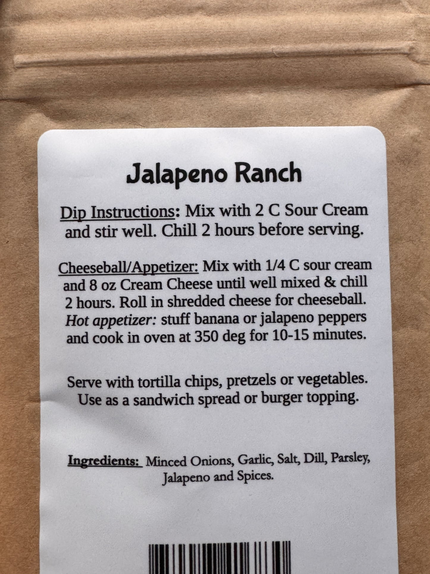 JALAPENO RANCH